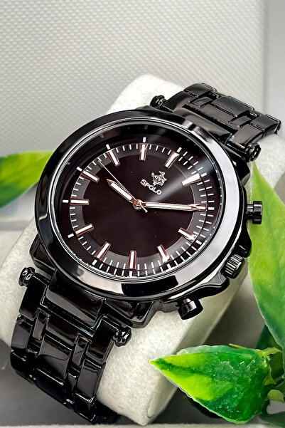 S.POLO New Sports Model Black Color Men's Watch Bracelet with Gift Father's D...