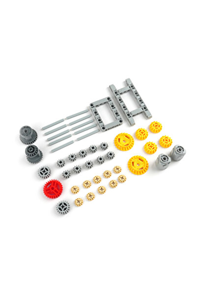Choice مجموعة تروس تفاضلية متعددة الاستخدامات 9 في 1 من MOC متوافقة مع مكعبات بناء ليجو 45 قطعة تكنيكا...