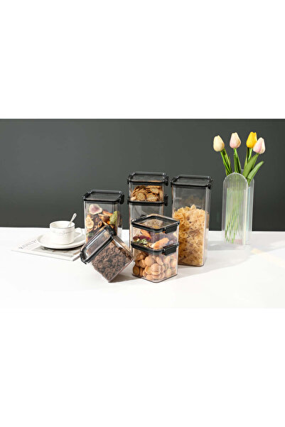 EasyHome Set 4 Transparent Plastic Containers |