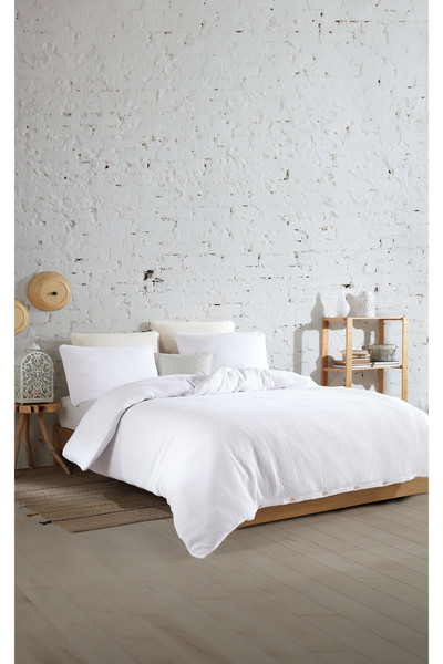 destinyhometex Premium 100% Cotton Double Muslin Duvet Cover Set 200X220 cm