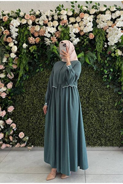 Atika Moda Nakış Detaylı Şık Kışlık Elbise | Yeni kışlık sezonu 2025–2026