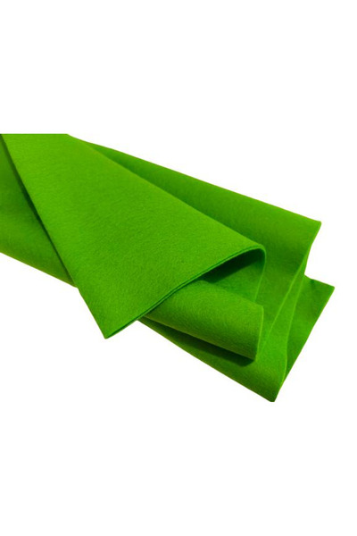 feltland Fetru/pasla din lana 100%, moale 1.2mm, 50*160cm - verde