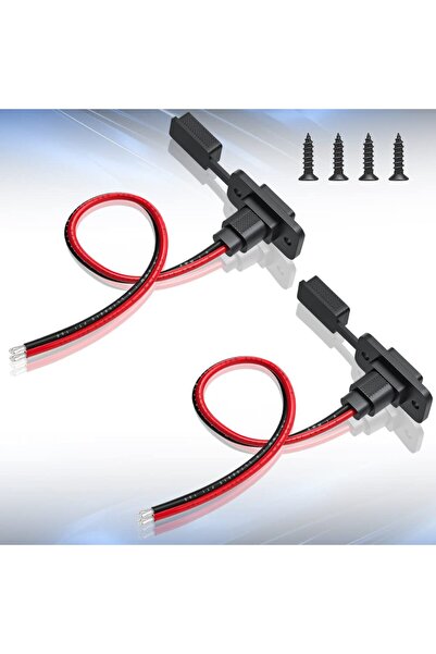 Choice3 A 0.3m 12AWG 2PCS Gadpow 30CM 12AWG SAE Cable Connector Car Battery E...