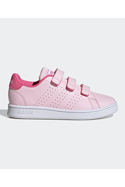 adidas Advantage Court Lifestyle Hook-and-Loop Shoes-Pink