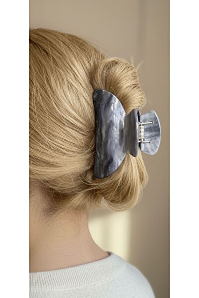 bettin tasarım Pearlescent Marbled Marble Pattern Large Hairpin Set for Women...