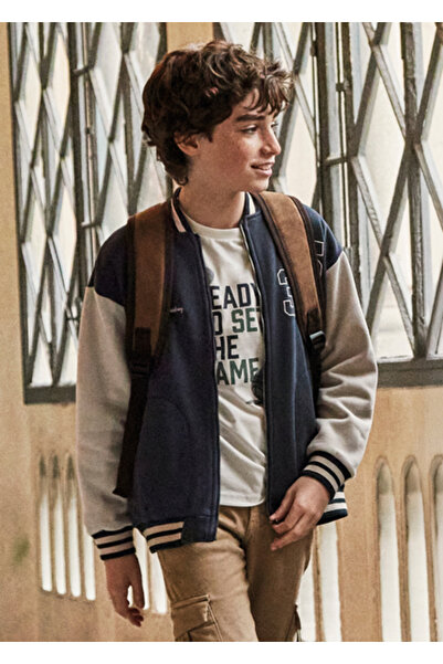 MAYORAL Navy Blue Boy's College Sweatshirt 7417