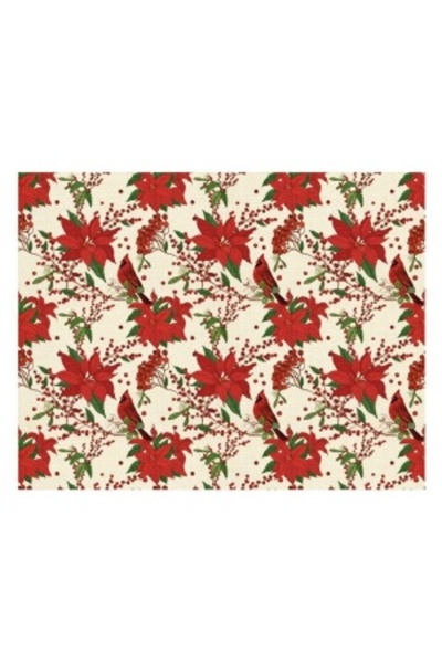 OEM Christmas Decorative Plasticized Tablecloth, size 180 x 140 cm, Christmas star model