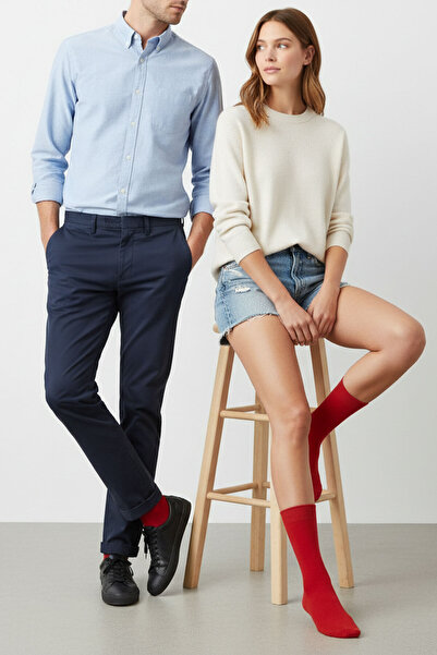 Buluş Organic 2'li Kışlık Unisex Organik Koyun Yünü Soket Çorap