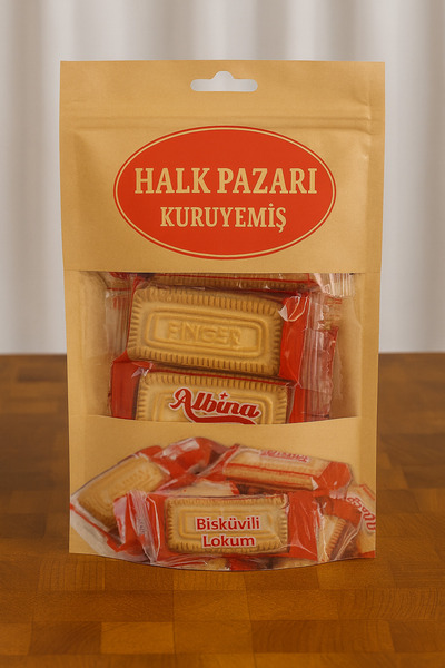 HP KURU GIDA BİSKÜVİ ARASI LOKUM - 100 gr