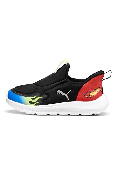 Puma Fun Racer 2 SLIPTECH Hot Wheels PS-PUMA Black-Lemon Sherbert-PUMA Team Royal