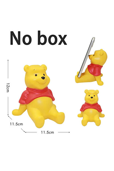 Miniso Winnie Winnie The Pooh Phone Stand Kawaii Cartoon Bear Shape Universal Holder Cute Desk Decoration R