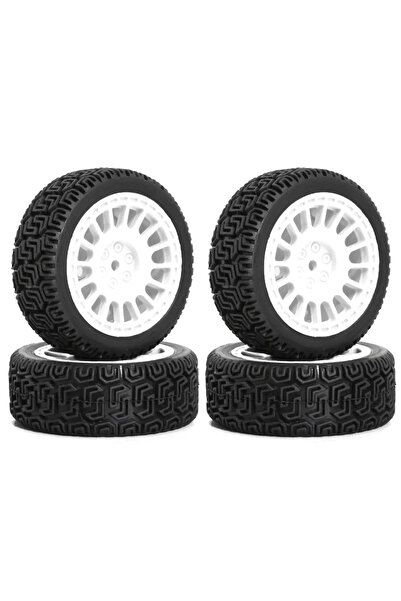 Choice W205 4 قطع 4 قطع 68 مم إطارات رالي عالية التماسك لسيارة Tamiya XV01 XV...