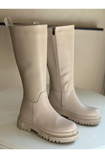 yezy shoes Жіночі чоботи з товстою підошвою та блискавкою