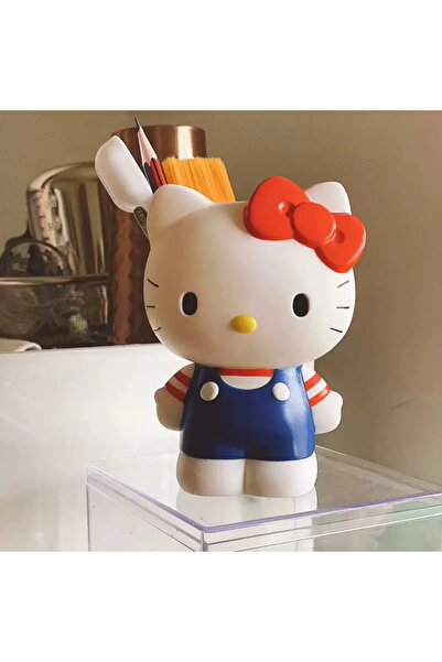 Miniso pen container Hello Kitty My Melody Desktop Organizer Pen Holder Makeup Brush Storage Cylinder Cute