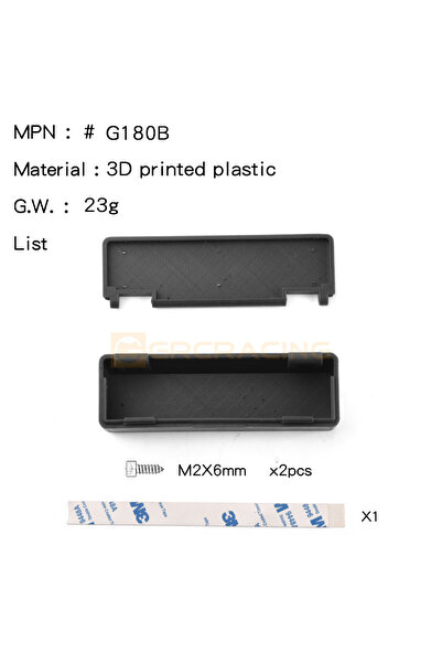 Choice WHITE GRC TRX4M Pickup Cargo Box Toolbox (3D Printing) Storage Box Upg...