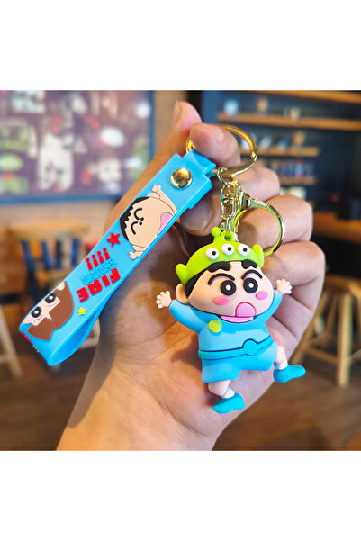 Choice3 حقيبة ظهر بتصميم شخصية شين تشان الكرتونية من مينيسو، مزودة بإبزيم مفا...