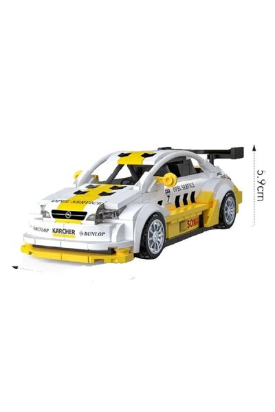 Choice with box Technical MOC Astra V8 Coupe Model Car Building Blocks Kits,305pcs Racing Car Model 308 PCS