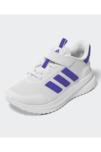 adidas حذاء X_PLR Path ذو رباط مطاطي - أبيض وأرجواني