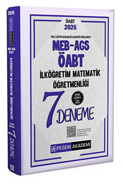Pegem Akademi Yayıncılık 2026 MEB AGS ÖABT İlköğretim Matematik Öğretmenliği ...