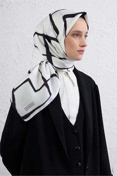 armine moda Φουλάρι ARMİNE από καθαρό μετάξι 9441D (S)-01