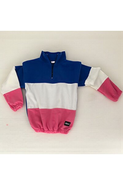 Patriko Детска спортна блуза с качулка, цип, еластична талия и райета, за момичета на възраст 3-12 години