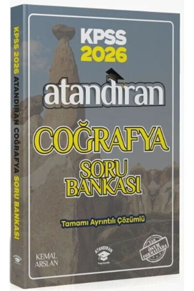 CBA Akademi Atandıran Yayıncılık 2026 KPSS Coğrafya Soru Bankası