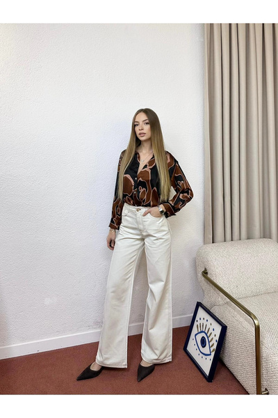 PROTO SUIT Wide Leg High Waist Pocketed Pants