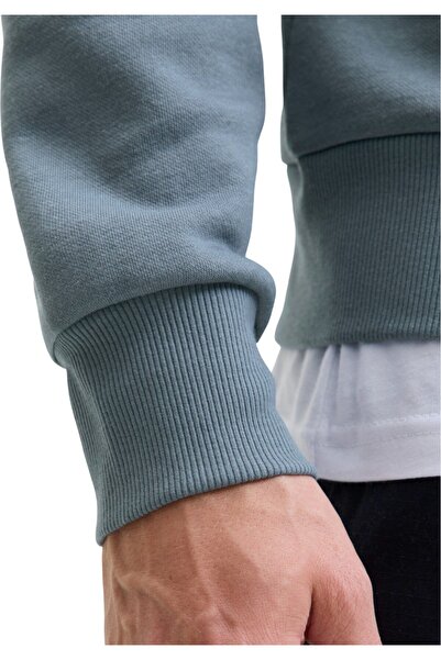 Jack & Jones Φούτερ JACK & JONES Pan Sweat με κουκούλα - 12278618-Stormy Weather