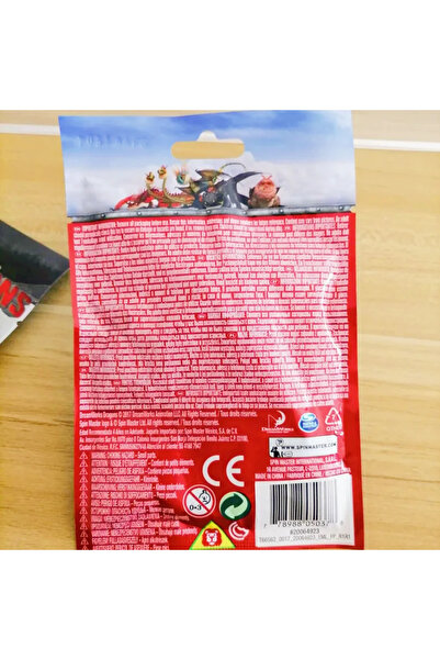 BANDAI Random one Original Train Your Dragon Film blind Bag Toys Mini Dinosaur Series Action Figure Model D