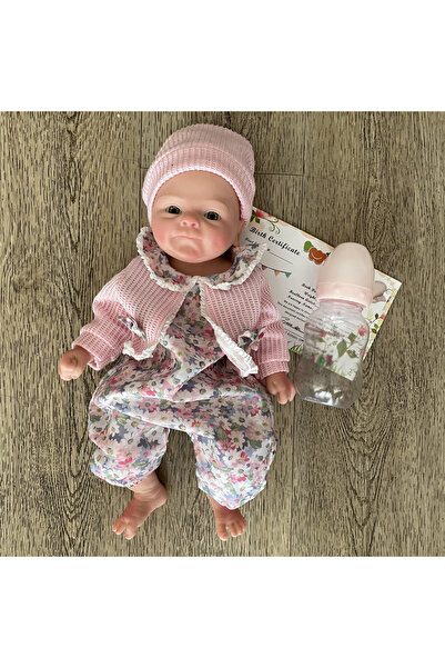 Choice دمية سيليكون 33 سم قابلة للغسل مصنوعة من السيليكون الصلب من بيبي ريبور...