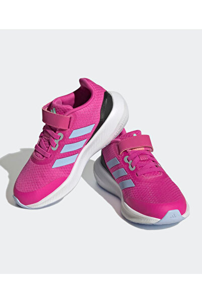 adidas RunFalcon 30 Elastic Lace Top Strap Shoes - Lucid Fuchsia