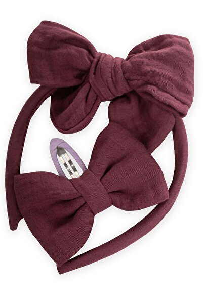 Cigit Crown Buckle Set Plum