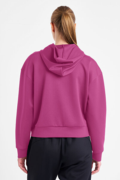 Lescon Women's Zippered Hooded Sweatshirt 25N-2125