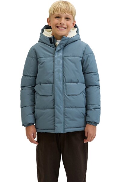 Jack & Jones JACK &JONES Speed Puffer JNR winter jacket - 12246122-Stormy Weather
