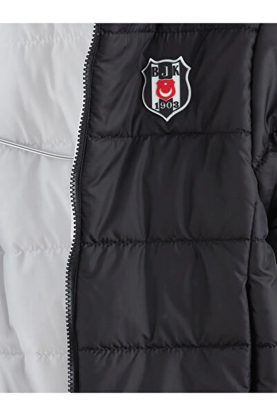 LC Waikiki LCW Kids White Cradle Stone Emblemă Palton gonflabil pentru băieți