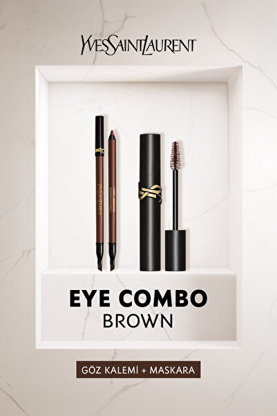 Yves Saint Laurent Eye Combo Kahverengi Göz Kalemi + Maskara Makyaj Seti 7829...