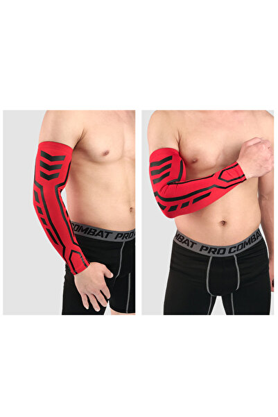 Choice أكمام ذراع ضاغطة رياضية مقاس XL أحمر قطعة واحدة - أكمام رياضية ورماية ...