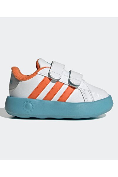 adidas حذاء ديزني أولاف جراند كورت ٢.٠ - أبيض/برتقالي/أزرق