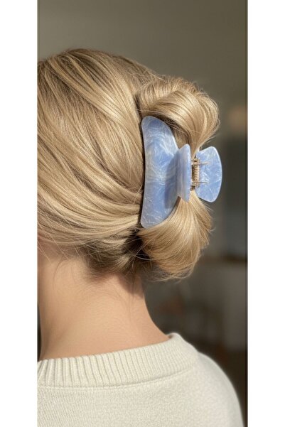 bettin tasarım Pearlescent Marbled Marble Pattern Large Hairpin Set for Women...