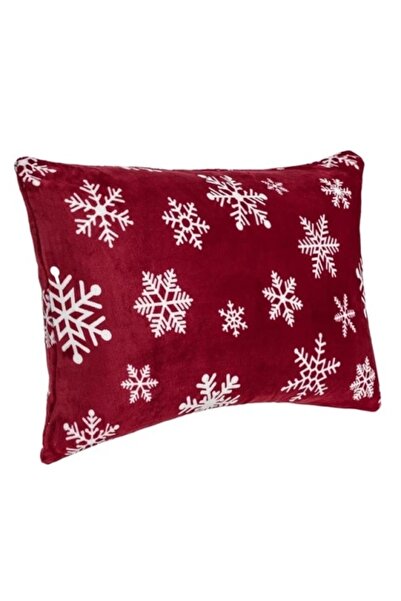 OEM Fata de perna decorativa catifelata de Craciun, dimensiune 70 x 50 cm, Fu...