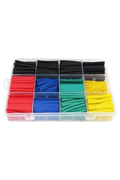 OEM Set of 530 heat shrink tubing – polyolefin 2:1 – multicolor, assorted sizes
