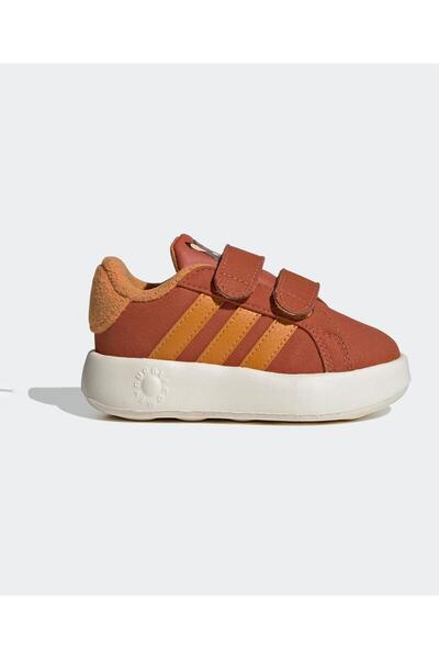 adidas حذاء ديزني بامبي جراند كورت 2.0 سي للأطفال - أحمر