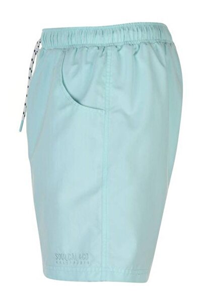 Soul Cal SoulCal - Beach shorts, for men, turquoise, size S