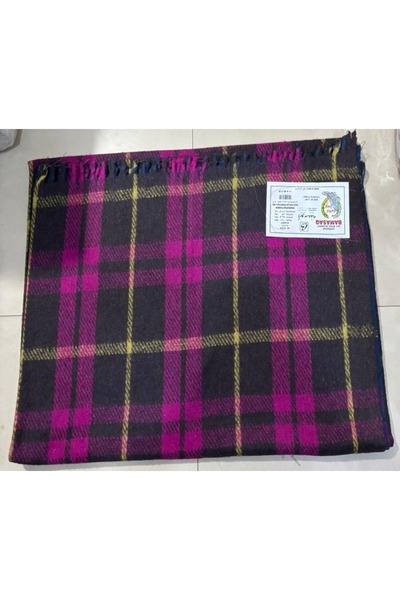 Gerenic بطانية صوف هندي أبو سعفه لشخص واحد مقاس 160×250 سم