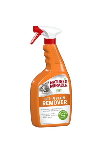 NATURE'S MIRACLE Soluție Nature`s Miracle SET-IN OXY S&O REM CAT 709ml pentru îndepărtarea petelor și a mirosurilor neplăcute