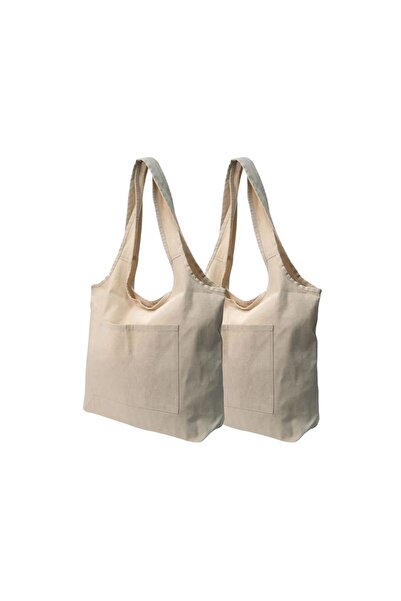 Varaq Pack of 2 | Eco Friendly Large Canvas Cotton Hobo Bag for Women
