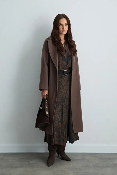 Gusto Classic Wool Coat - Mink
