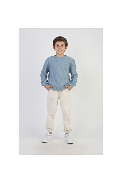 JABBER Men's Gabardine Trousers and Knitwear Sweater Set