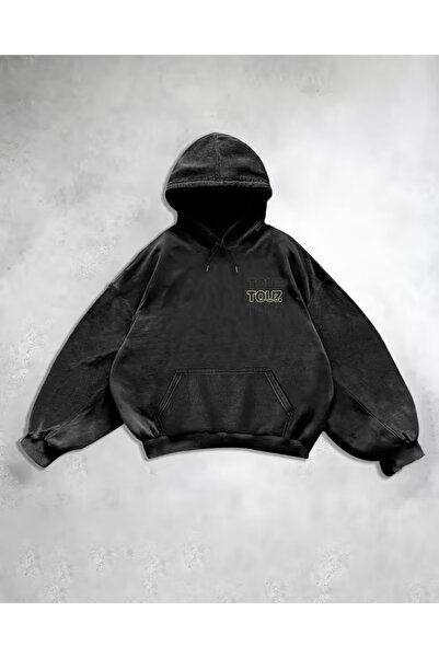 Touz Moda Φούτερ Touz Team Retro με τύπωμα Vintage με κουκούλα