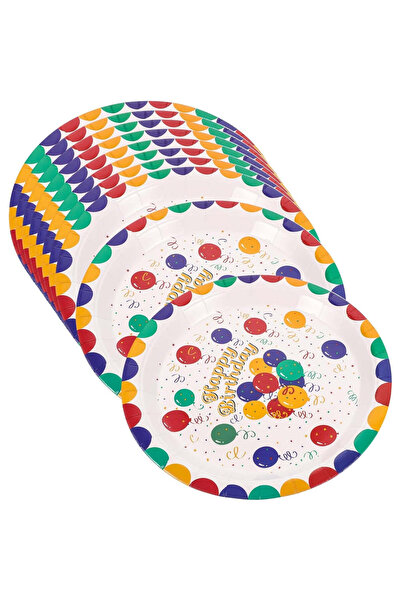 Flippy Set 10 Disposable Cardboard Plates, 18 Cm